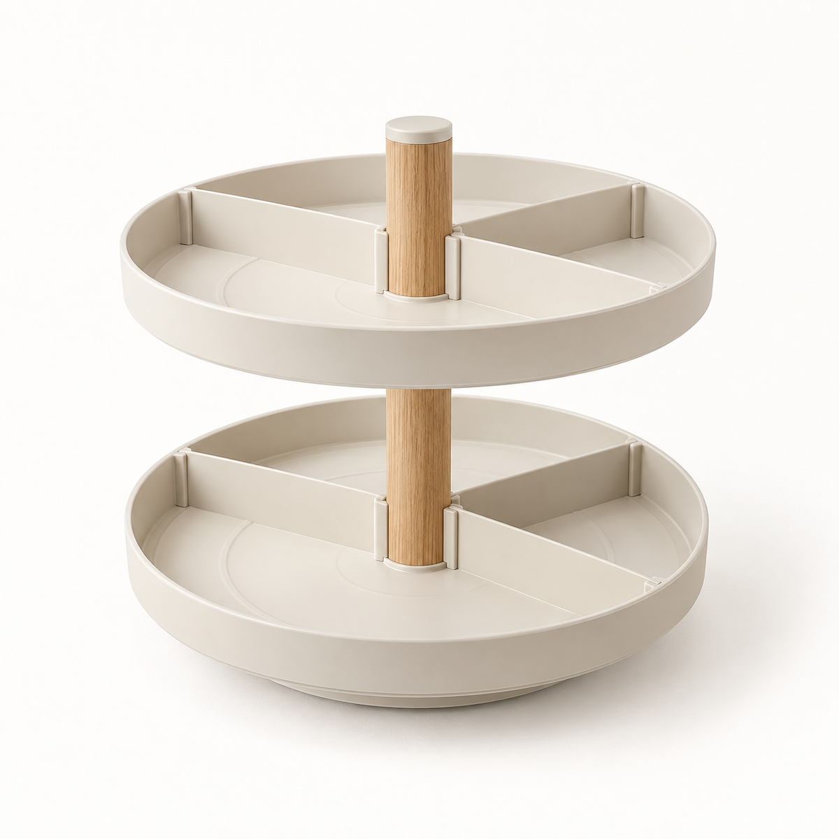 Mirevado Two-Tier Rotating Pantry Organizer product view