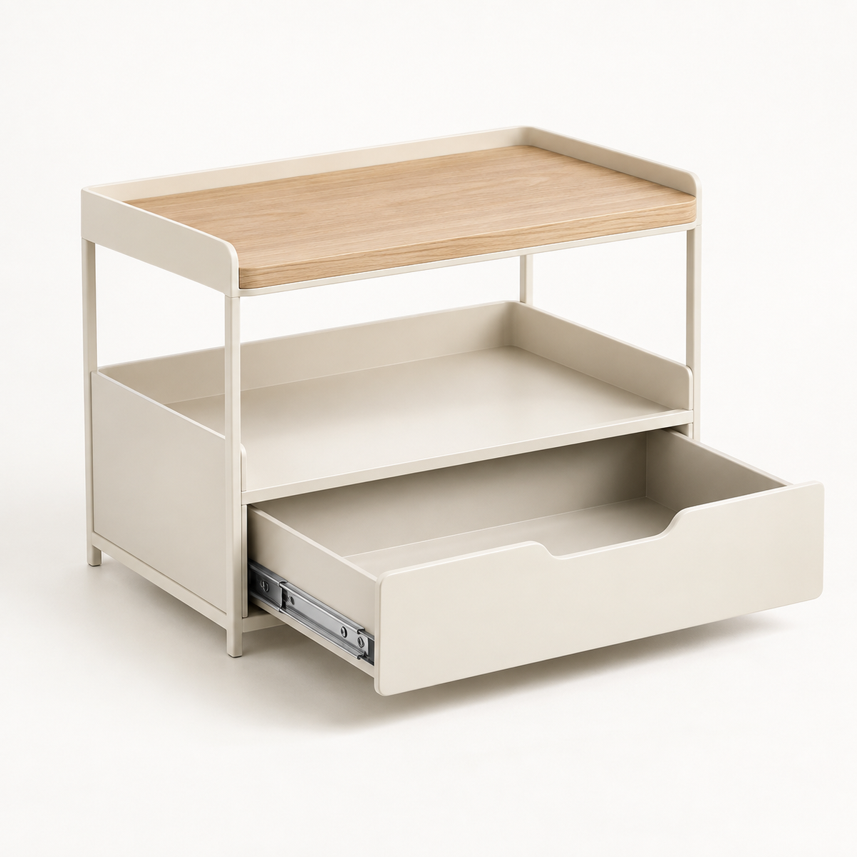 Mirevado Countertop Organizer with Sliding Drawer construction detail