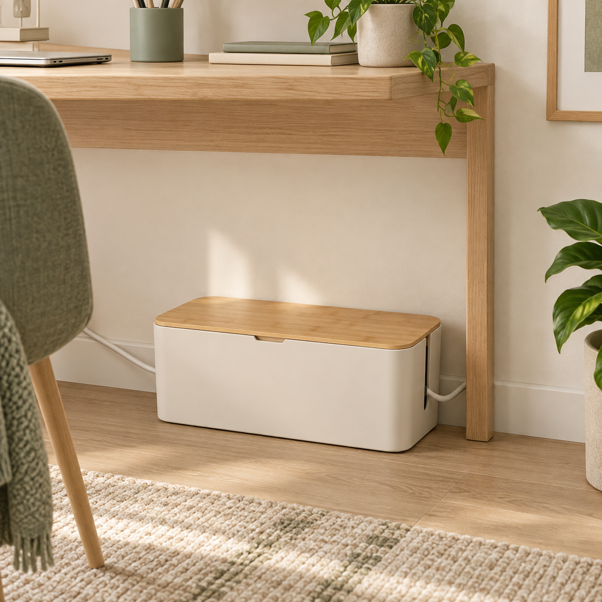 Mirevado Ventilated Cable Management Box home setting