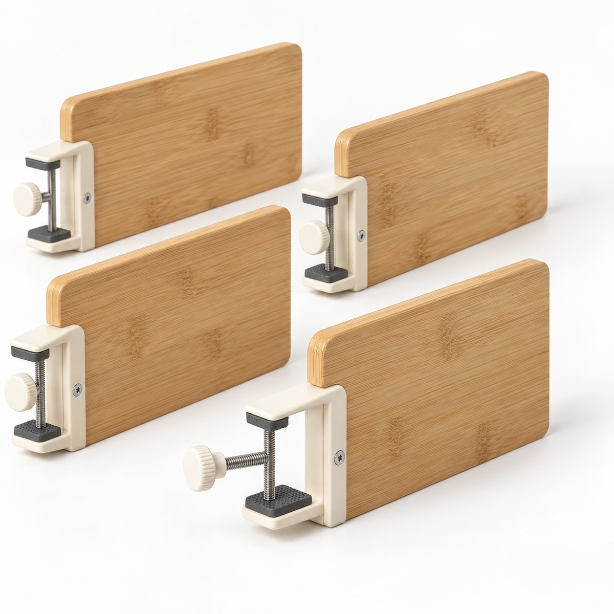Mirevado Adjustable Bamboo Closet Dividers Set of 4 construction detail